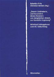 Buchcover "Denen Liebhabern, und besonders denen Kennern von dergleichen Arbeit, zur Gemüths ...