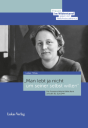 Buchcover "Man lebt ja nicht um seiner selbst willen"