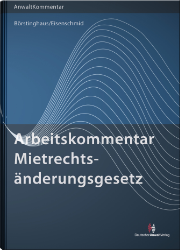 Buchcover Arbeitskommentar Mietrechtsänderungsgesetz