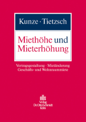 Buchcover Miethöhe und Mieterhöhung