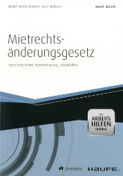 Buchcover Mietsrechtsänderungsgesetz