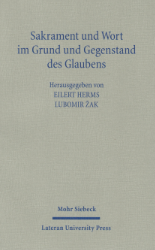 Buchcover Sakrament und Wort im Grund und Gegenstand des Glaubens