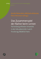 Buchcover Das Zusammenspiel der Fächer beim Lernen