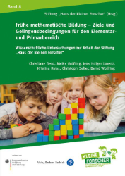 Buchcover Frühe mathematische Bildung - Ziele und Gelingensbedingungen für den Elementar- ...