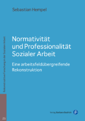 Buchcover Normativität und Professionalität Sozialer Arbeit