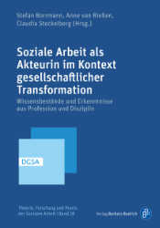 Buchcover Soziale Arbeit als Akteurin im Kontext gesellschaftlicher Transformation