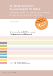 Buchcover Zur Doppelbödigkeit des Unterrichts als Bühne