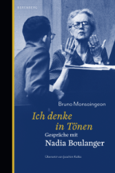 Buchcover Ich denke in Tönen - Gespräche mit Nadia Boulanger