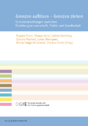 Buchcover Grenzen auflösen - Grenzen ziehen