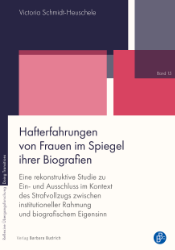 Buchcover Hafterfahrungen von Frauen im Spiegel ihrer Biografien