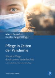 Buchcover: Pflege in Zeiten der Pandemie