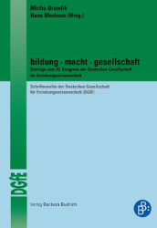 Buchcover: bildung · macht · gesellschaft