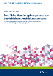 Buchcover Berufliche Handlungskompetenz von betrieblichem Ausbildungspersonal