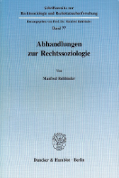 Abhandlungen zur Rechtssoziologie