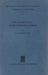 Buchcover Der Apostel Paulus und die sokratische Tradition