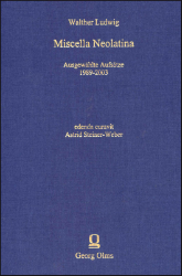Buchcover Miscella Neolatina. Vol. I