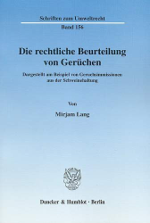 Die rechtliche Beurteilung von Gerüchen