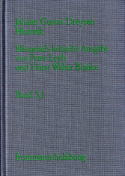 Buchcover Die 'Historik'-Vorlesungen »letzter Hand«. Teilband 1