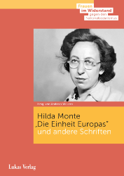 Buchcover Hilda Monte - "Die Einheit Europas" und andere Schriften