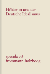 Buchcover Hölderlin und der Deutsche Idealismus. Band 4