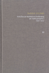 Buchcover Schriften zur meditativen Erarbeitung der Anthroposophie I (1912-1913)