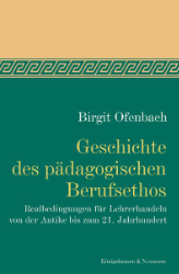 Buchcover Geschichte des pädagogischen Berufsethos
