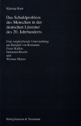 Buchcover Das Schuldproblem des Menschen in der deutschen Literatur des 20. Jahrhunderts