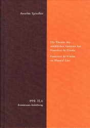 Buchcover Die Theorie des natürlichen Gesetzes bei Francisco de Vitoria/Francisco de Vitoria ...