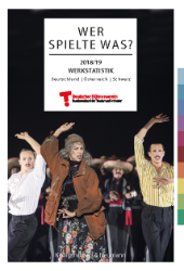 Buchcover Wer spielte was? 2018/19 Werkstatistik