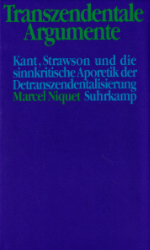 Buchcover: Transzendentale Argumente