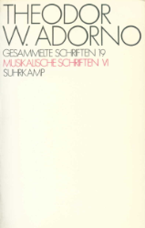 Buchcover Musikalische Schriften VI