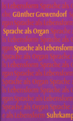 Buchcover Sprache als Organ - Sprache als Lebensform