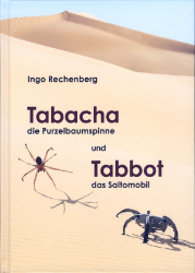 Buchcover Tabacha die Purzelbaumspinne und Tabbot das Saltomobil