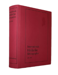 Buchcover Internationale Hölderlin-Bibliographie (IHB). Erste Ausgabe 1804-1983