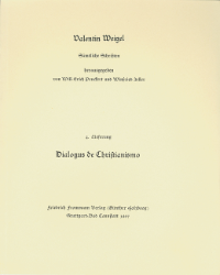 Buchcover Dialogus de Christianismo (1584)