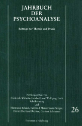 Buchcover Jahrbuch der Psychoanalyse. Band 26