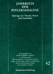 Buchcover Jahrbuch der Psychoanalyse. Band 42