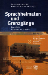 Buchcover Sprachheimaten und Grenzgänge