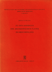 Buchcover Zu den Anfängen der archaistischen Plastik in Griechenland