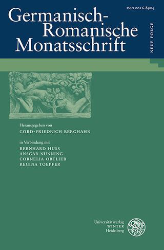 Buchcover Germanisch-Romanische Monatsschrift. Neue Folge. Band 75 · Heft 3 · 2025