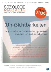 Buchcover Soziologiemagazin 1+2 - 2025 | (Un-)Sichtbarkeiten