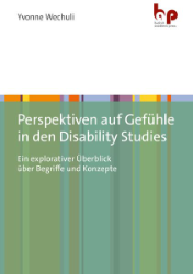 Buchcover Perspektiven auf Gefühle in den Disability Studies