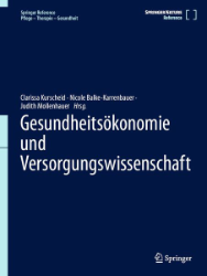 Buchcover Gesundheitsökonomie und Versorgungswissenschaft
