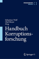 Buchcover Handbuch Korruptionsforschung