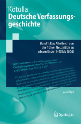 Buchcover Deutsche Verfassungsgeschichte. Band 1