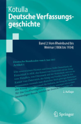 Buchcover Deutsche Verfassungsgeschichte. Band 2