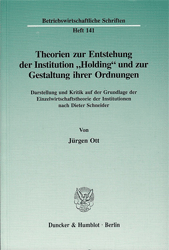 Theorien zur Entstehung der Institution 