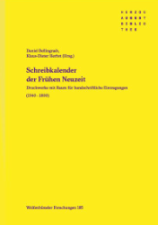Buchcover Schreibkalender der Frühen Neuzeit