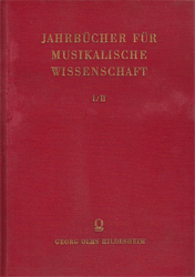 Jahrbücher für Musikalische Wissenschaft