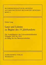 Leser und Lektüre zu Beginn des 19. Jahrhunderts